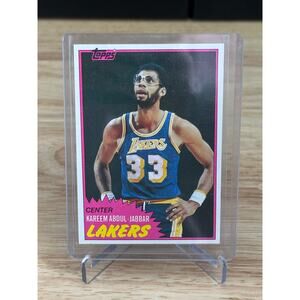 1981-82 Topps - Kareem Abdul-Jabbar #20